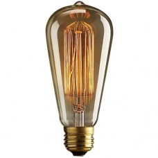 Λάμπα Διακοσμητική Αβοκάντο E27 40W 230V 130lm Ντιμαριζόμενη 2200K 14-75402